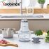 Coobinox® New Multi-Purpose Electric Chopper (CX-253NC) - Dual 2L Bowls (Glass & Stainless Steel 304) with Garlic Peeler & 4-Blade System
